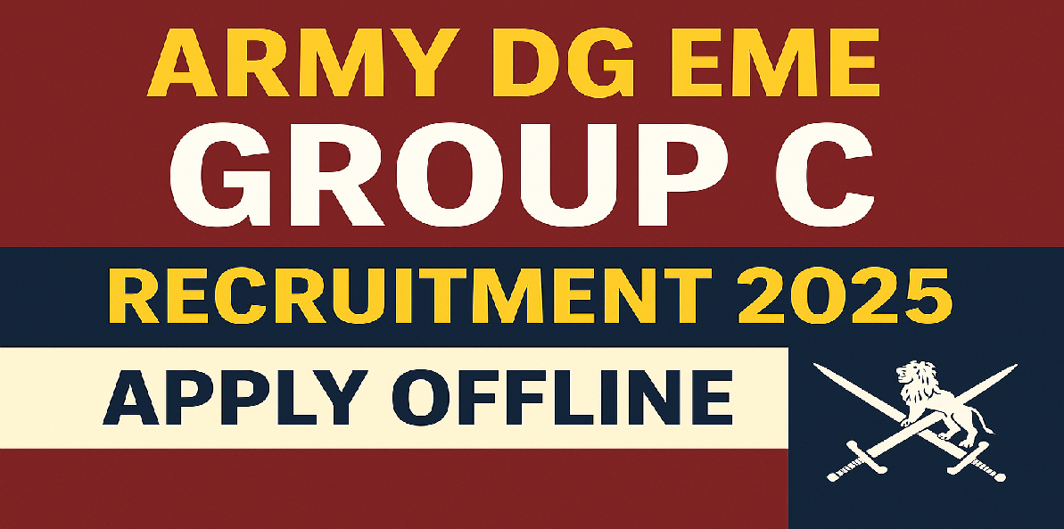 Army DG EME Group C Recruitment 2025