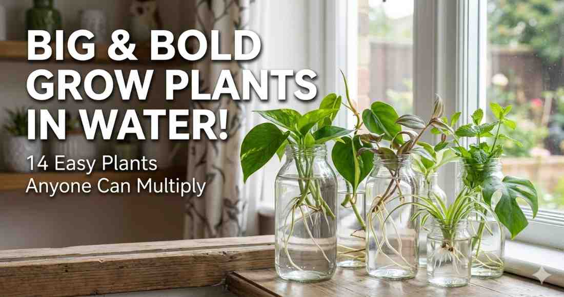 14 Best Plants To Propagate In Water Indoors